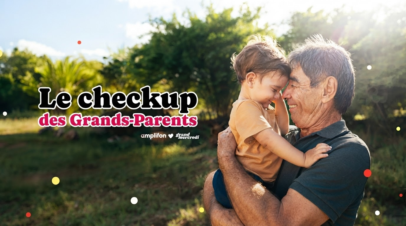 Grand-Mercredi et Amplifon lancent Le Checkup des Grands-Parents et offrent une bande dessinée