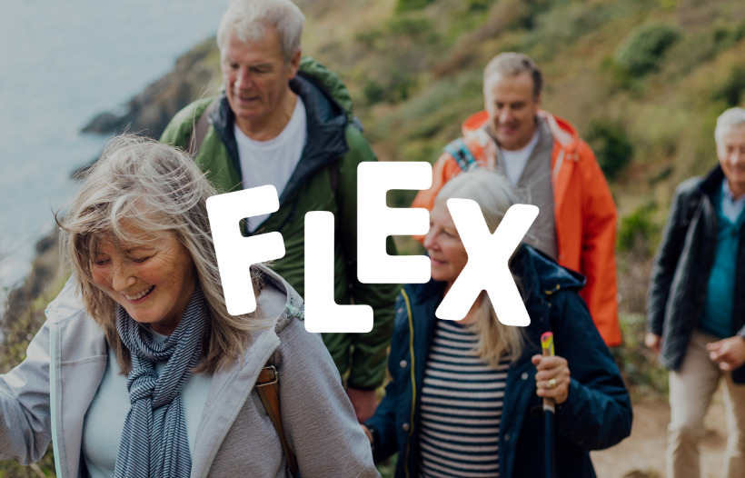 Création d’un asset propriétaire de marque “Flex” et de contenus exclusifs en marque blanche pour la communauté Flex